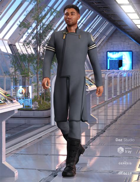 DForce Elite Commander Outfit For Genesis 8 Male S Daz 3D