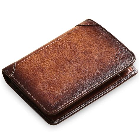 Buy Gaekeaowallets Mens Rfid Blocking Genuine Leather Slim Trifold