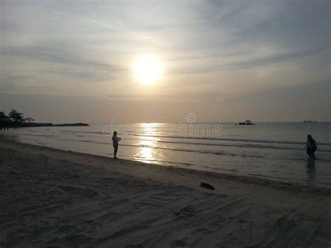 Beach at bangka island editorial stock photo. Image of holiday - 107846603