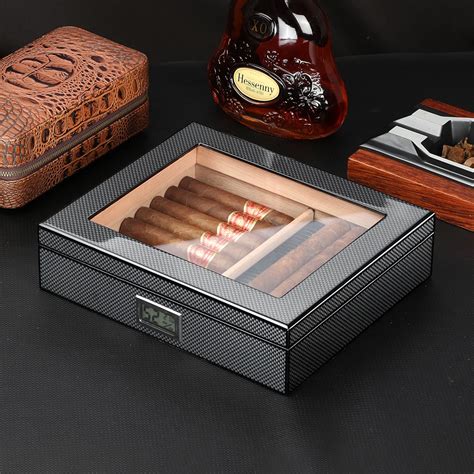 Galiner Humidor Cigar Box Luxury Case Cedar Wood With Portable