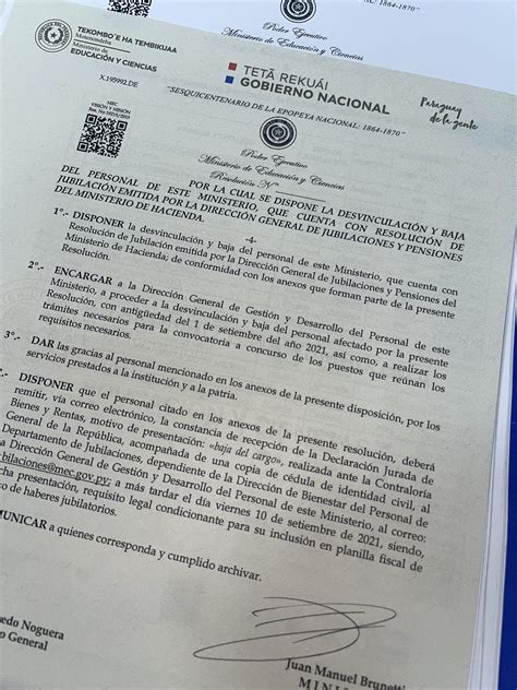 JuanMa Brunetti on Twitter Acabo de firmar una resolución para que