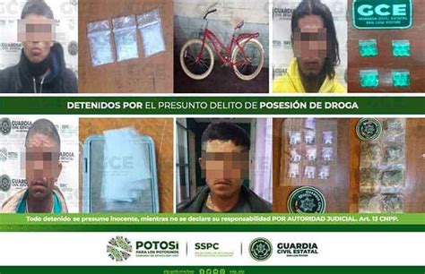 Capturan A 8 Sujetos En Posesión De Droga