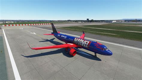 Microsoft Flight Simulator — Раскраска в стиле Человек паук Майлз