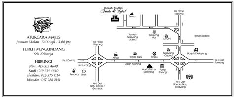 Iqbal & Freda's Kenduri Kahwin: The Map to Taman Selayang Utama ...