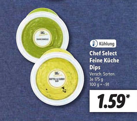 Chef Select Feine Küche Dips Angebot bei Lidl