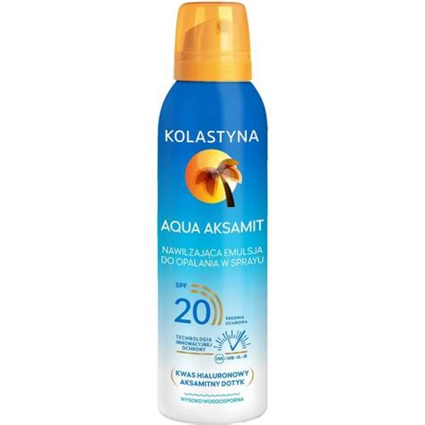 Kolastyna Aqua Aksamit Emulsja Do Opalania W Sprayu Spf Ml Max