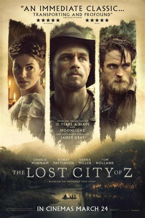 Robert And Kristen The Lost City Of Z Nouvelle Affiche Anglaise Avec Robert Pattinson