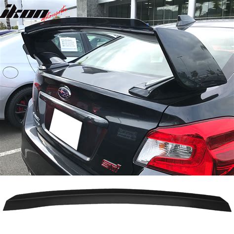 Subaru Wrx Sti Top Gurney Flap Add On Trunk Spoiler Wing