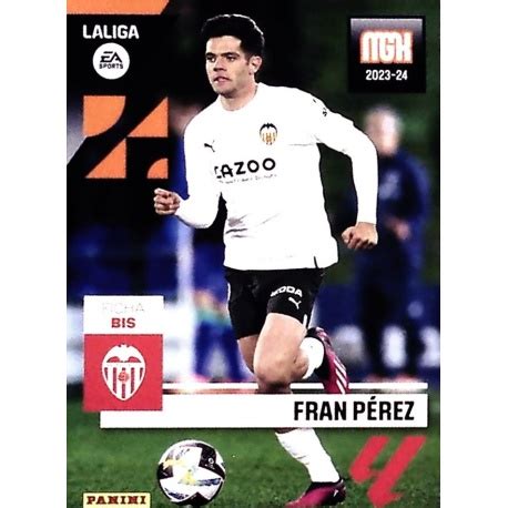 Comprar Trading Card Fran Pérez Ficha Bis Valencia Megacracks 2023 2024