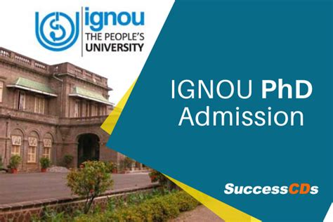 Ignou Phd Admission 2021 January Eligibility Application Dates