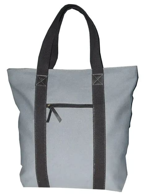 Grey Canvas Tote Bag Bene Bags