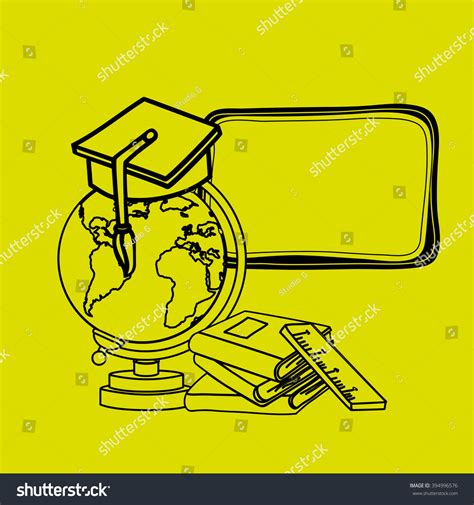 School Supplies Design Stock Vector (Royalty Free) 394996576 | Shutterstock