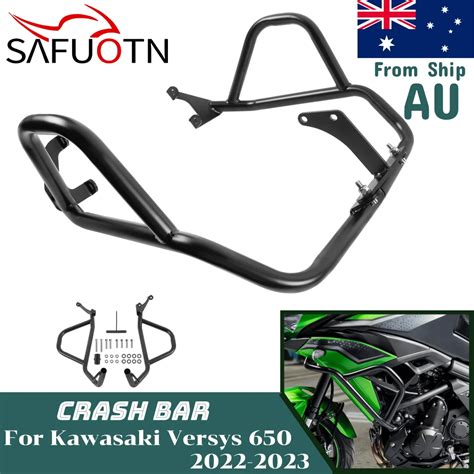 F R Kawasaki Versys 2022 2010 2015 Motors Chutz Autobahn Crash Bar