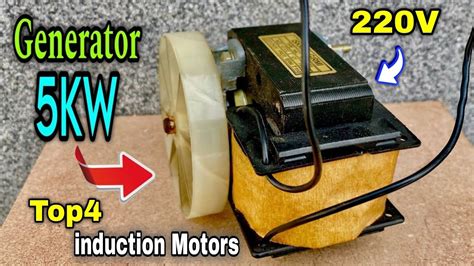 Top4 220v Fuel Less Electric Generators In The World Using Induction