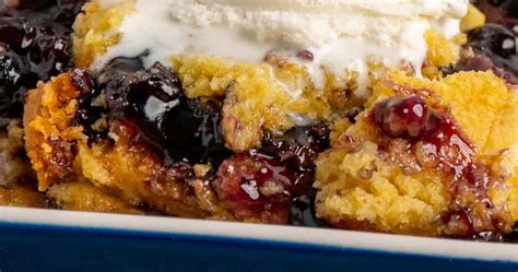 Crock Pot Blueberry Cobbler Punchfork