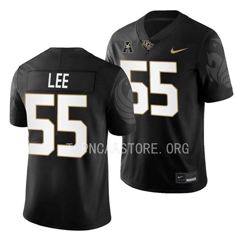 Matthew Lee Ucf Knights 55 Black Jersey 2022 College Football Mens