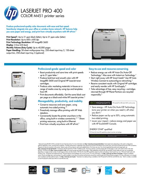 Hp Laserjet Pro 400 Color M451nw Driver