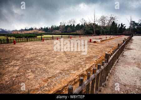 Yinxu is the ruins of the capital of China's Yin Dynasty Stock Photo ...