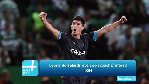 Leonardo Balerdi R V Le Son Coach Pr F R L Om Video Dailymotion