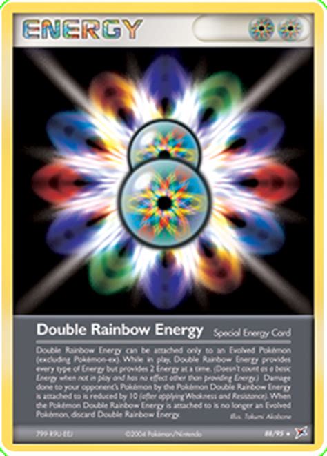 Double Rainbow Energy 88 EX Team Magma vs Team Aqua Pokémon karty