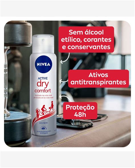 Riachuelo Desodorante Antitranspirante Aerosol Nivea Ml Dry Comfort