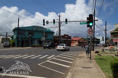 Downtown Kapaa Kauai One Of The Busy Corners On The Main Flickr