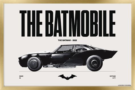 Dc Comics Batman Th Anniversary The Batmobile Wall Poster