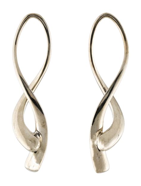 Tane Mexico Flujo Drop Earrings Sterling Silver Drop Earrings