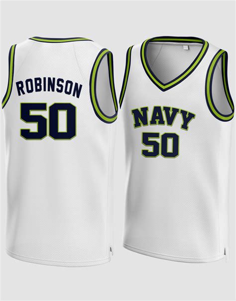 David Robinson #50 Naval Academy Basketball Jersey - 99