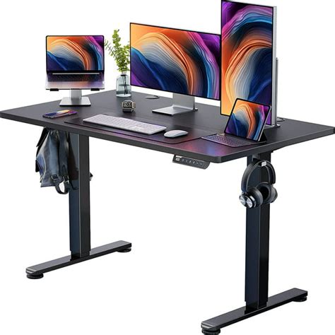 Electric Standing Desk 48 X 24 Height Adjustable Sit Stand Up Desk