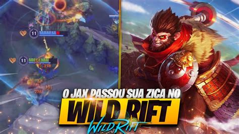 O MAMACO Pegou A ZICA Do JAX No WILD RIFT Desafio CHALLENGER 113