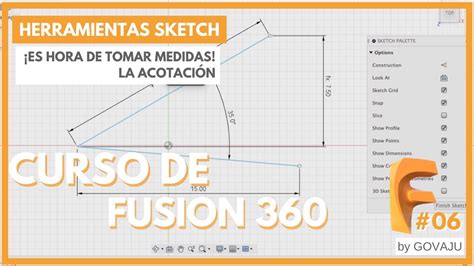 CÓMO ACOTAR TUS SKETCH CON FUSION 360 Acotación y fórmulas