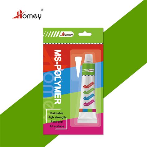 Homey Wholesale OEM Marble Adhesive Marine Adhesive Sealant Ms Polymer