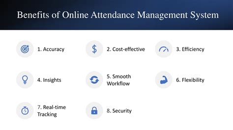 Ppt 8 Benefits Of Online Attendance Management System Powerpoint Presentation Id11973330