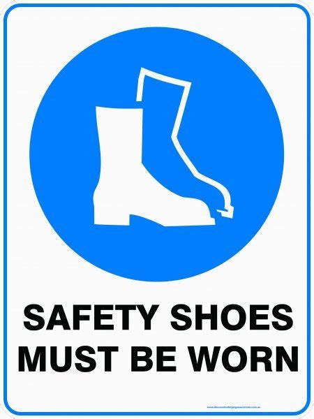 Safety Shoes Must Be Worn Discount Safety Signs New Zealand