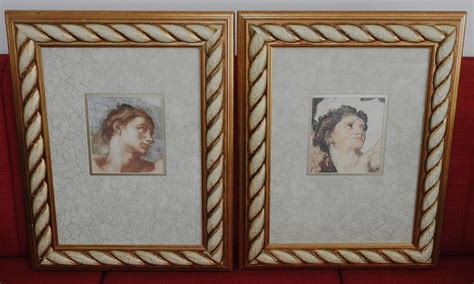 Lot Two Italian Renaissance Style Prints In Gilded Frames