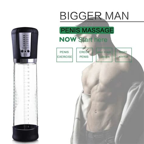 Automatic Penile Dilatation Pump Real Vacuum Pump Can Charging And Attract Sex Toys For Men