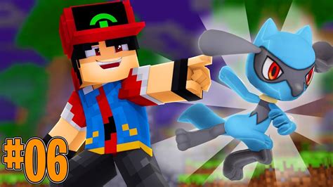 Minecraft CAPTURAMOS UM RIOLU PIXELMON Ep 06 P3DRU YouTube