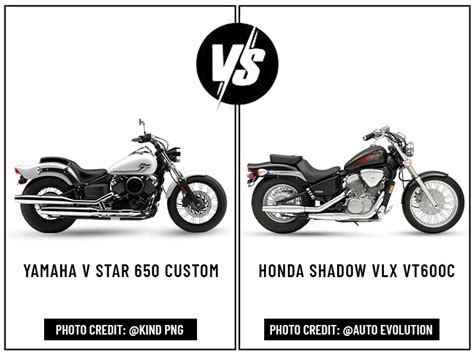 Yamaha V Star 650 Custom Vs Honda Shadow VLX VTX600C Viking Bags