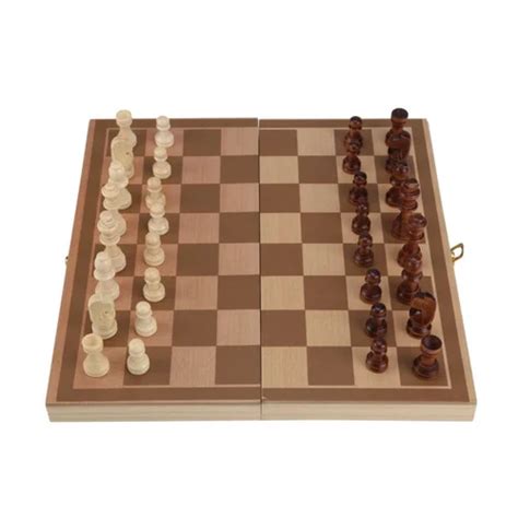 Cm Cm Large Magnetic Wooden Folding Chess Set Felted Game Board