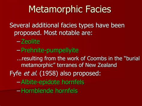 PPT - Ch 25 Metamorphic Facies PowerPoint Presentation, free download ...