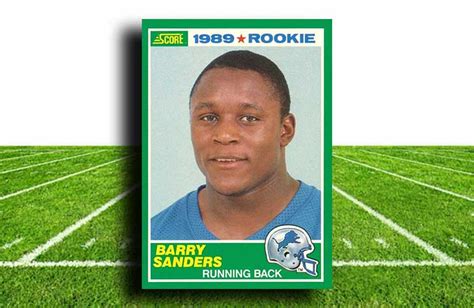 Barry Sanders Rookie Card and Other Key Early Cards