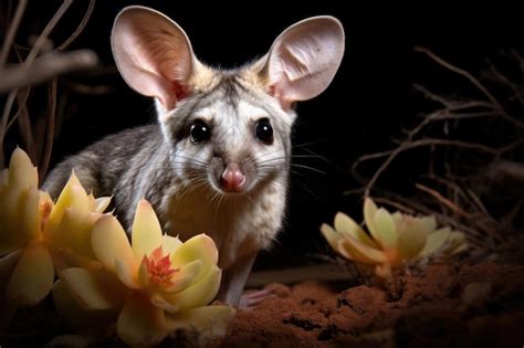 Un Bilby Un Marsupial Nocturno Que Busca Alimento En El Desierto