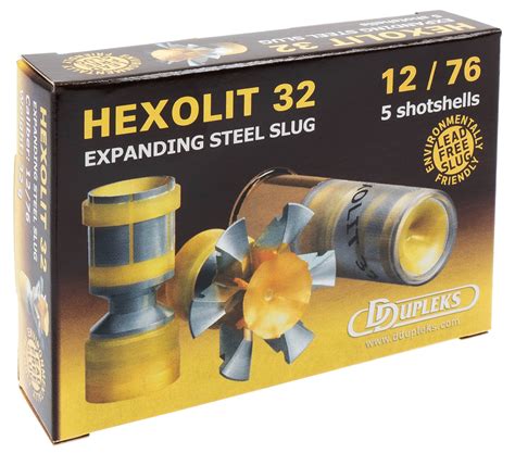 Патроны 12 76 Ddupleks с пулей Hexolit 32гр цена 187 руб в интернет магазине в Москве