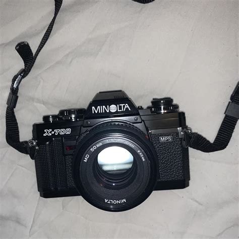 Minolta X-700 FILM CAMERA & 2 Lenses - 50mm 1.7 &... - Depop