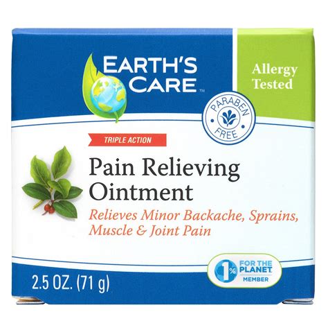 Pain Relieving Ointment 25 Oz Earths Care