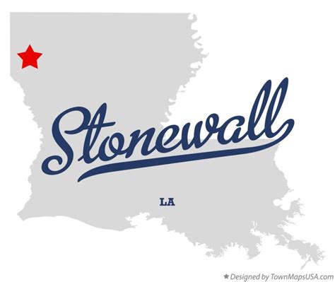 Map of Stonewall, LA, Louisiana