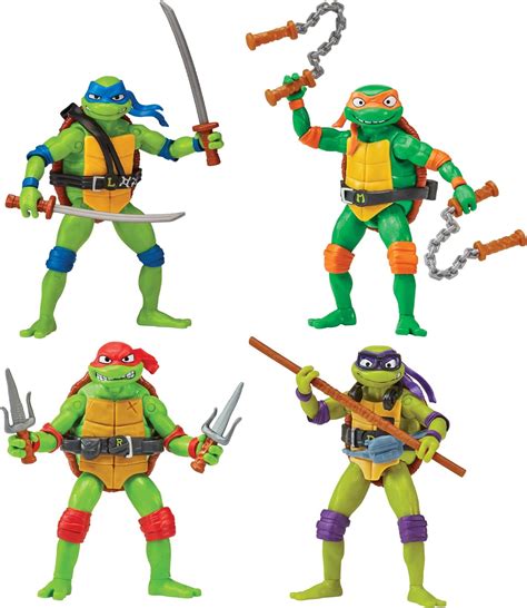 Teenage Mutant Ninja Turtles Buy Tmnt Mutant Mayhem 4 Pack Figure Bundle At Ubuy India