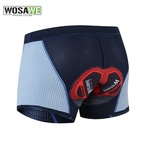 WOSAWE Upgrade Cycling Shorts Men Cycling Underpant Pro Shockproof