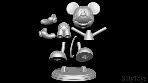 ArtStation - Mickey Mouse 3D print model | Resources